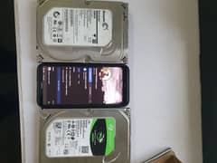 2x 1TB Seagate hard drives