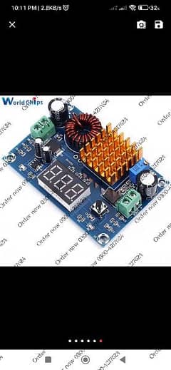 Boost Buck converter DC 5V to DC 1-24V Adjustable  meter Step Up