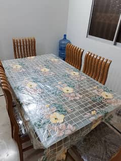 Dinning table with 6 chairs