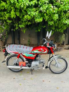 Honda CD 70cc 2022Model applied for  Brand-new condition