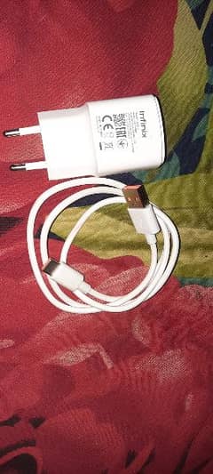 infinix 18w New Box original charger with cable