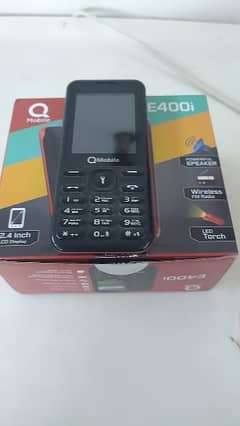 QMobile E400i with box no charger 10 by 10
