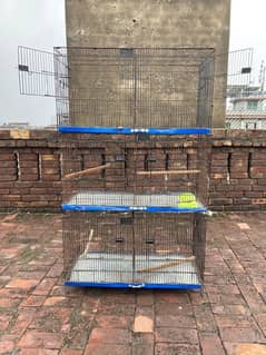 birds cage for sale ,6 portion with partition 1.5x3 size