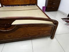 STRONG PURE WOODEN BED Only bed