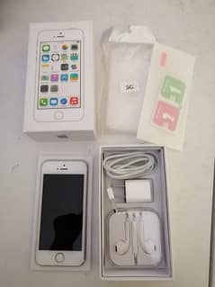 iPhone 5S 64 GB full box PTA Approved 0341/78/17/026 My WhatsApp