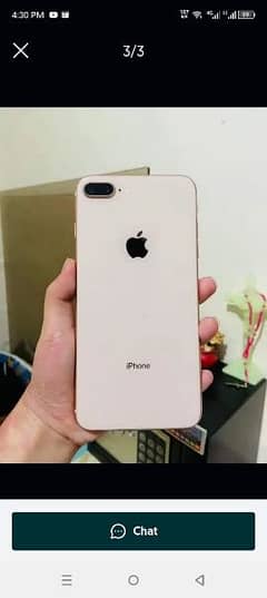 Apple iphone 8 plus 256gb PTA approved my WhatsApp 0346=1981=536