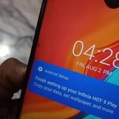 Infinix hot 9 play 4gb 64gb non pta