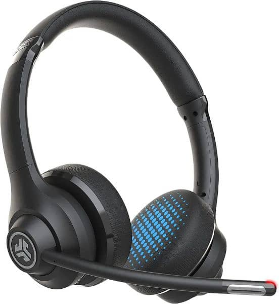 JLab Go Work Wireless Bluetooth Headsets with Microphone, 0