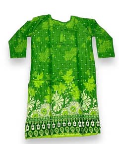 1 PC women's lawn stitched printed shirt