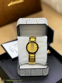 brand new golden watch