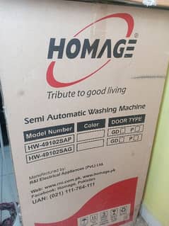 HOMAGE WASHING MACHINE