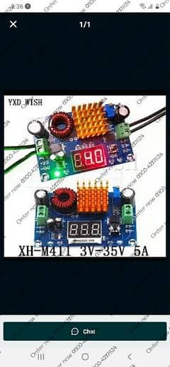 Boost Buck converter DC 5V to DC 1-24V Adjustable  meter Step U