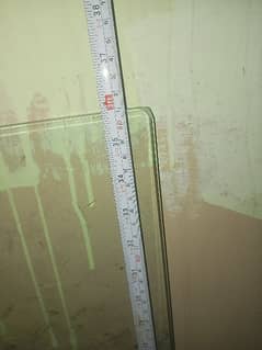 table's heavy mirror