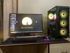 WHOLE GAMING SETUP  FOR SALE  ! RYZEN 5 2600 WITH RX 590