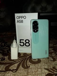 oppo A58 8/128 9 month warrenty