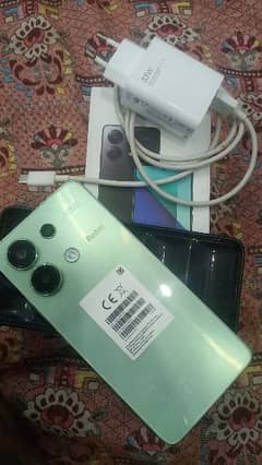 Redmi note 13 8/256 GB Mint green 3 month use in warrenty