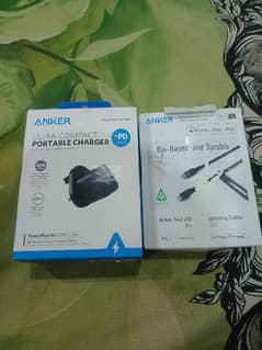 original anker charger new condition 2 days use only