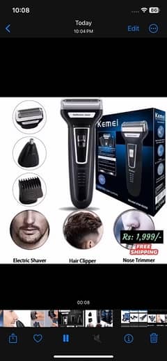 Kemei 6330 electric shaver