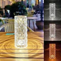 Rechargeable Diamond Crystal Table Lamp