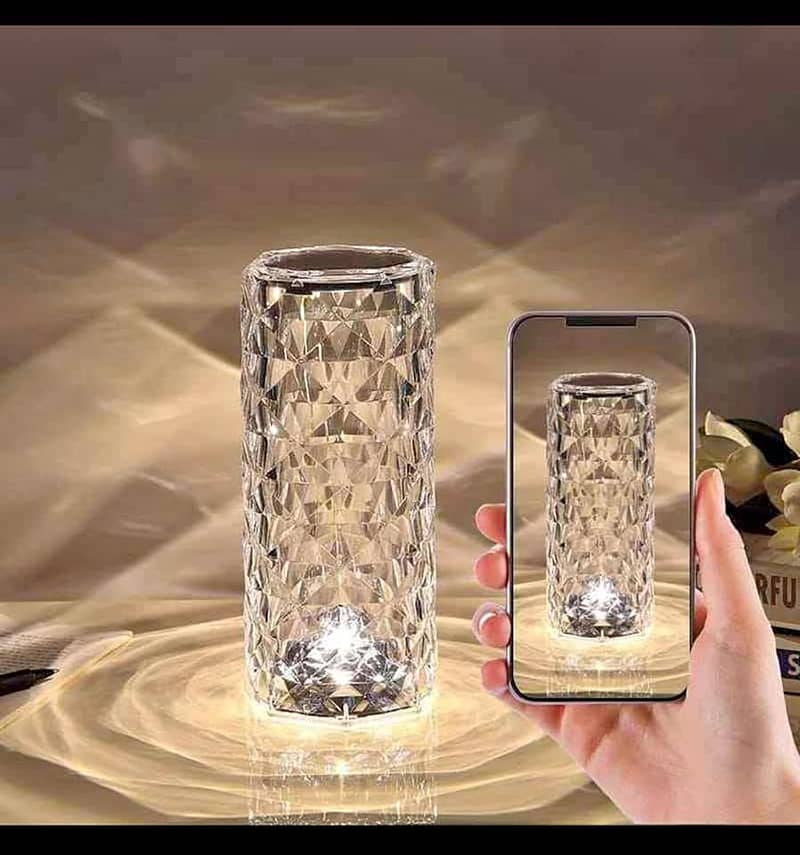 Rechargeable Diamond Crystal Table Lamp 2