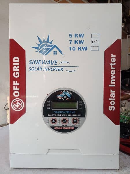 New model Solar inverter 7kw pure sinewave 2