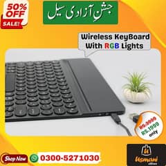 Mini Slim Wireless Keyboard 12.9"