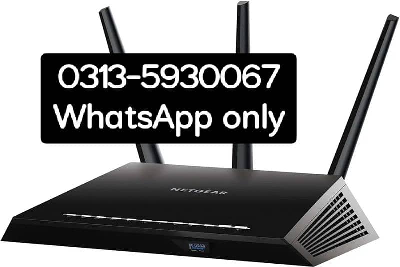 NetGear WiFi router R7000P-100NAR Nighthawk AC2300 2Band WiFi Router 0