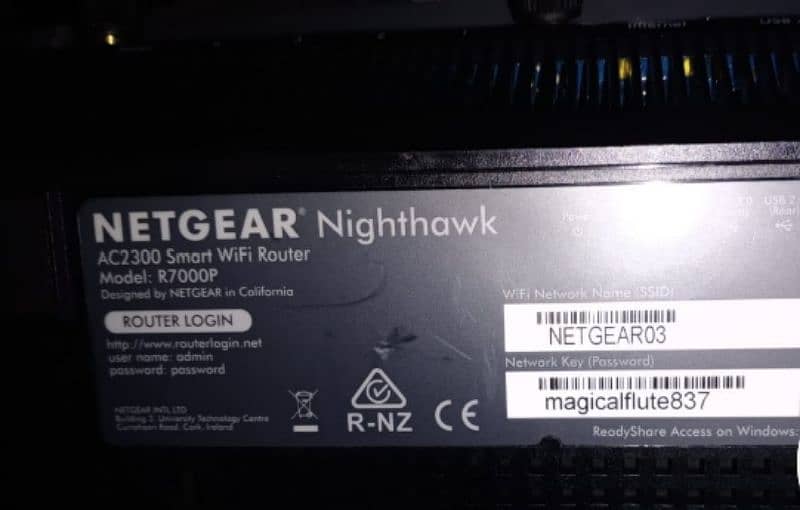 NetGear WiFi router R7000P-100NAR Nighthawk AC2300 2Band WiFi Router 3