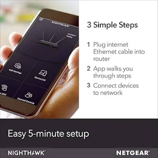 NetGear WiFi router R7000P-100NAR Nighthawk AC2300 2Band WiFi Router 7