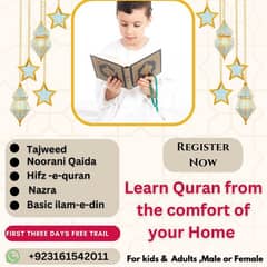 i am Online Quran Teacher