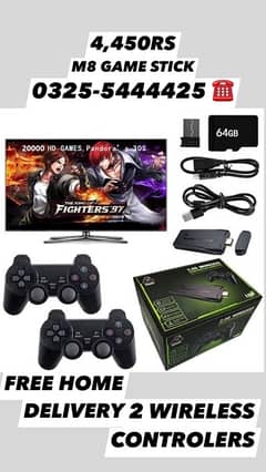 2.4G WIRELESS GAME PAD GAMING CONSOLE M8