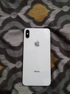 iphone xsmax pta approved 256gb white colour with box open set