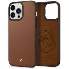 Apple iPhone 13 Pro Max Leather Brick by CYRILL Spigen