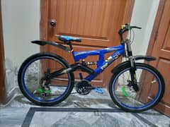 IMPOTED TOP DRIVE 26 INCH MOUNTAIN  BLUE COLOUR ALL GENIUM BICYCLE