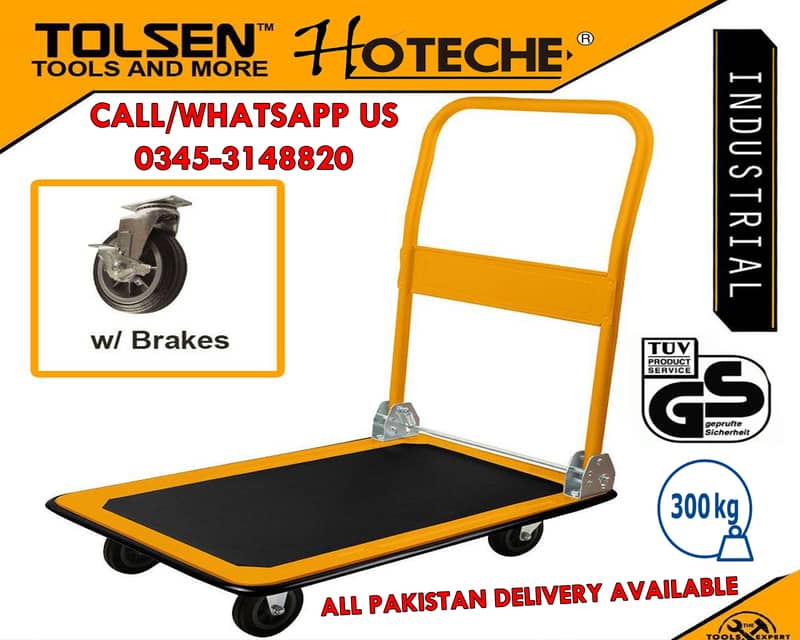 300 Kg Warehouse Loading Trolleys Lifters for Sale in Karachi Pakistan 0