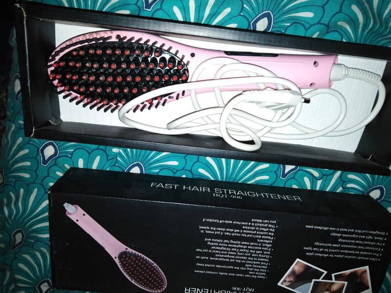 hair straighting brush 1