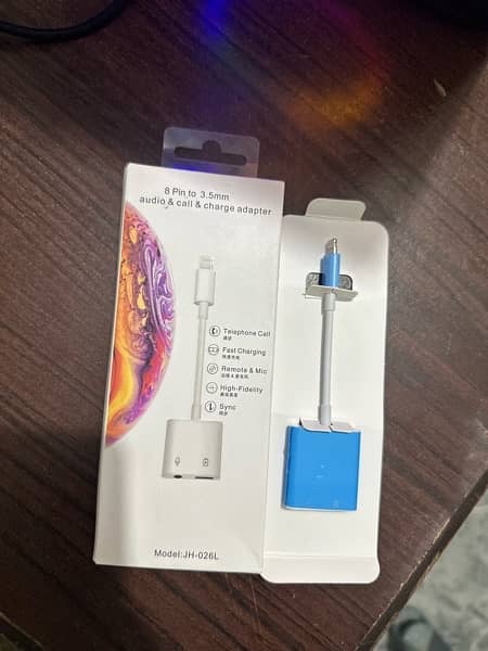 iPhone Lighting to 3.5mm+ Fast Charging 2 in 1  Original Splitter 0