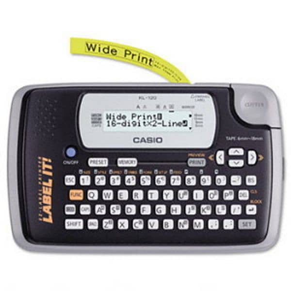 Toner refill cartridges Casio label printer yellow on black 9mm 5