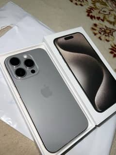 Iphone 15 Pro max (Natural Titanium)