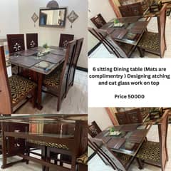 Dining Table wooden sofa chair drawer center table all items for sell