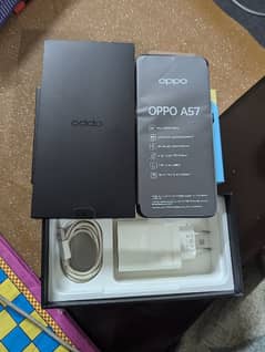 oppo a57 2022 4/64  9 by 10 condition full box