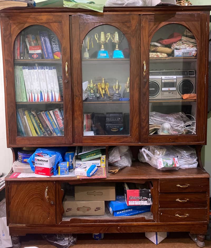 Pure Wooden Showcase/Cupboard for sale 0