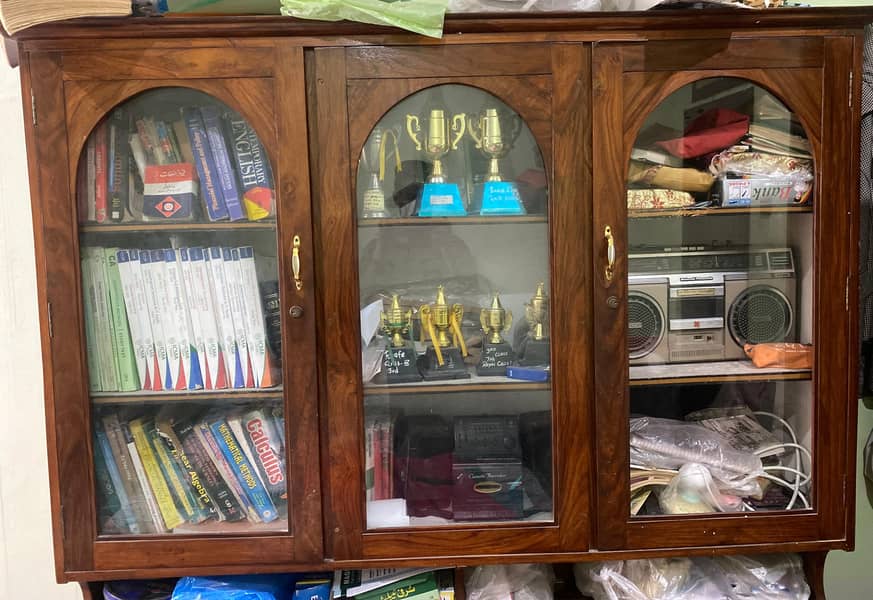 Pure Wooden Showcase/Cupboard for sale 1