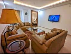 Two beds luxury apartment for rent on daily basis in bahria lahoe