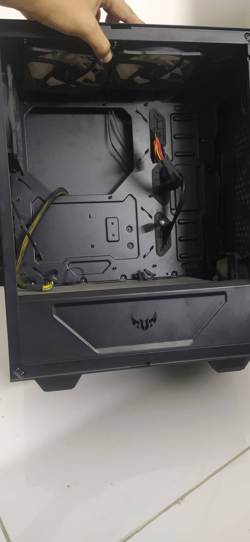 ASUS TUF GT301 Gaming PC Case with Corsair VS550 550 Watt PSU 9