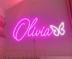 Neon Light name customized board | Hanging led board | Room decor