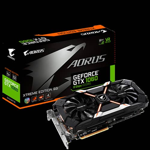 AORUS GeForce® GTX 1060 Xtreme Edition 6GB 9Gbps (rev. 2.0) 0