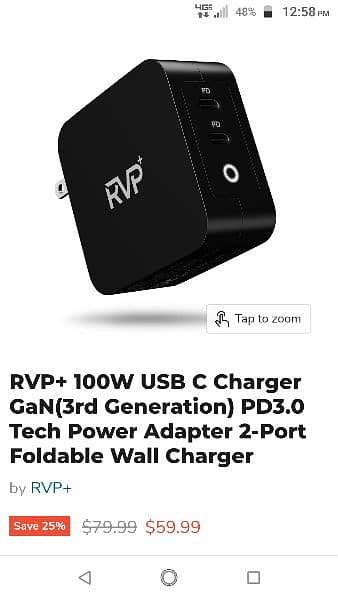 RVP+ 100w power adapter for MacBook pro 16 inch 0