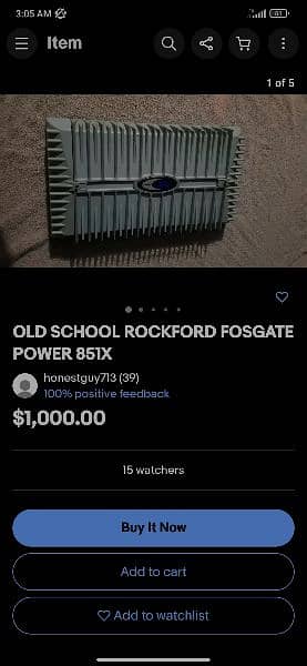 Rockford amplifier 5