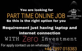 ONLINE PART TIME JOBS